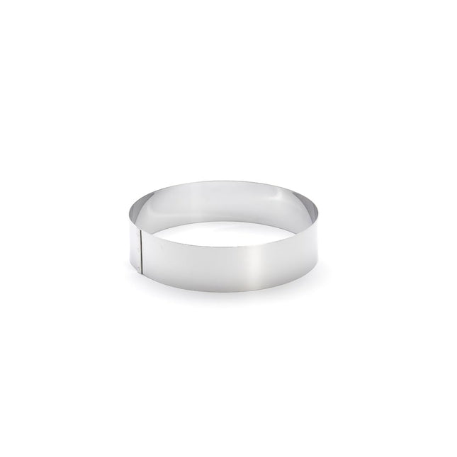 de Buyer - Roostevabast terasest tordirõngas - läbimõõt 18 cm, kõrgus 4,5 cm - 3989.18, hõbedane
