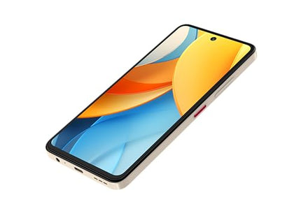 ZTE nutitelefon Blade V60 VITA 2024 (16,76 cm (6,6 tolli) HD+ ekraan, 4G LTE, 4 GB muutmälu ja 256 GB sisemälu, 50 MP põhikaamera ja 8 MP esikaamera, kahe SIM-kaardiga kaamera, Android 13) kuldne