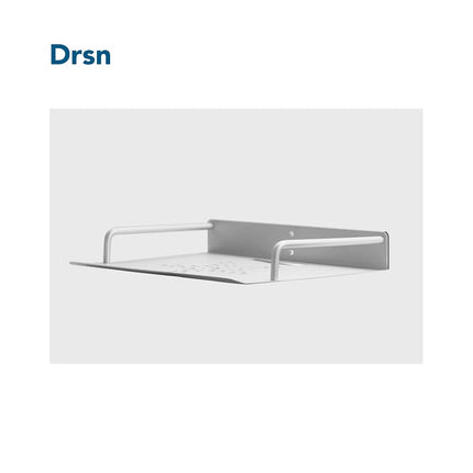 Drsn universaalne projektori kinnitus lakke/seinale, kandevõime 1,5 kg - alus 24 x 20 cm - reguleeritav 34-56 cm, kaablihaldus, alumiinium + roostevaba teras, projektoritele, videokonverentsikaameratele, ruuteritele