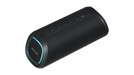 LG XBOOM Go DXG7, portable Bluetooth speaker (40 watts, Google Assistant, Siri, lighting), black
