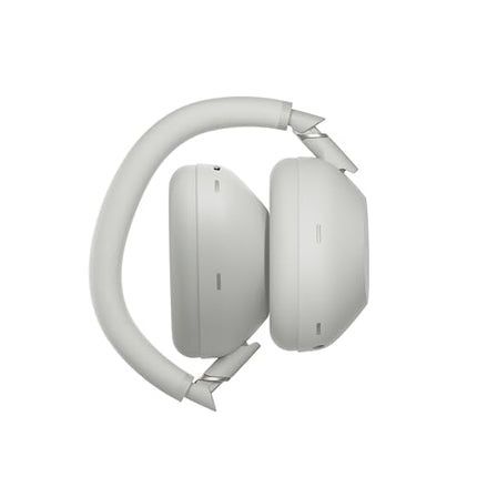 Sony lipulaev WH-1000XM6 mürasummutavad juhtmevabad kõrvaklapid, iseloomulik kõrglahutusega heli, ülim mugavus, kokkupandav disain, vastupidav ümbris, 30-tunnine aku, iOS ja Android - hõbedane