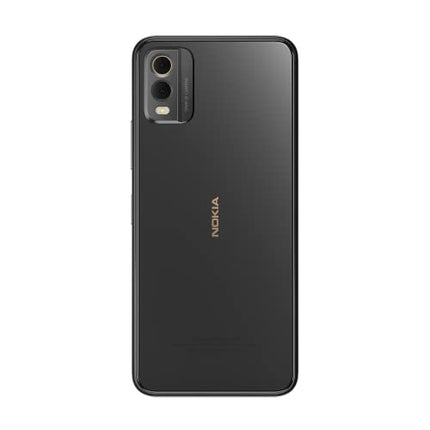 Nokia C32 6,5-tolline nutitelefon 3-päevase akueaga, 50/8MP kaameraga, IP52 sertifikaadiga, 3/64 GB salvestusruumiga, külgmise sõrmejäljelugeja ja näotuvastusega, Android 13 koos autoadapteriga - süsihall