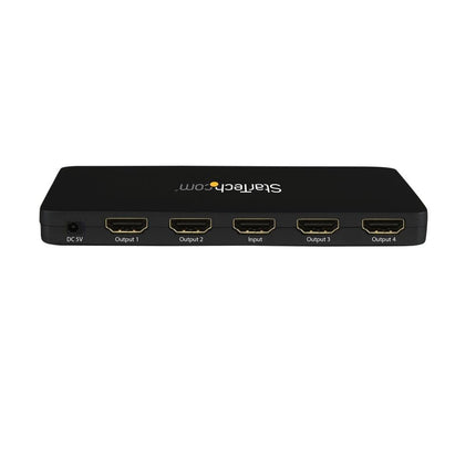 StarTech.com 4-pordiline HDMI 4k videojaotur - 1x4 HDMI jaotur alumiiniumkorpusega - 4k @ 30 Hz - 4-suunaline Ultra HD 1080p HDMI lüliti