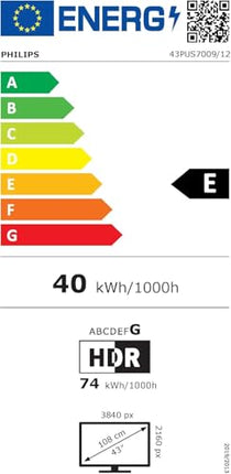 Philips 43PUS7009 4K LED nutiteler - 43-tolline ekraan pikslitäpse Ultra HD Titan OS platvormi ja Dolby Atmos heliga. Ühildub Alexa ja Google Assistantiga - must