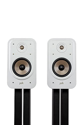 Polk Audio Signature Elite ES20 kõrgresolutsiooniga riiulikõlarid kodukinole, stereokõlarid, HiFi kõlarid, kõrgresolutsiooniga sertifitseeritud, Dolby Atmose ja DTS:X-iga ühilduv (paar), valge