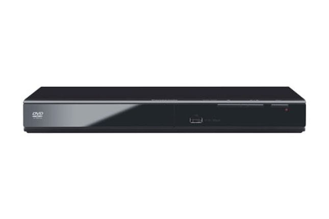 Panasonic DVD-S500EG-K Elegant DVD-mängija (mitme vormingu taasesitus xvid, MP3 ja JPEG, USB 2.0 ja SCART-ühendus, HDMI-ühendus puudub) must