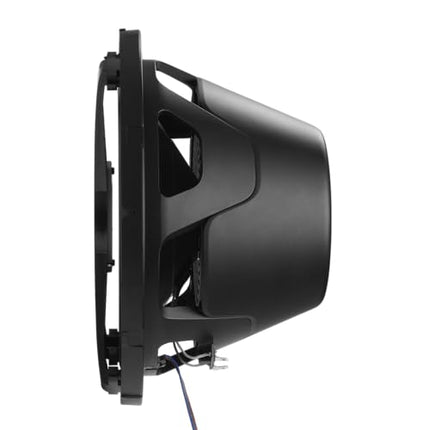 JBL Club Marine 10-inch Passive Boat Subwoofer - High-Performance Deep Bass Speaker Waterproof, 900 W, Multi-Color LED Illuminated, Saltwater-Resistant Outdoor Speaker, Black and White