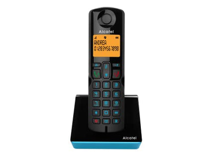 Alcatel S280 Duo Blue, Duo juhtmeta telefon, käed-vabad, telefoniraamat 50 nime ja numbriga, soovimatute kõnede blokeerimise funktsioon