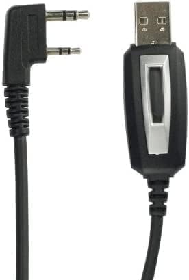 Quansheng UV-K5(8) VHF UHF kahesageduslik 5W kaasaskantav kahesuunaline raadiosaatja FM NOAA UV-K5 koos USB programmeerimiskaabliga