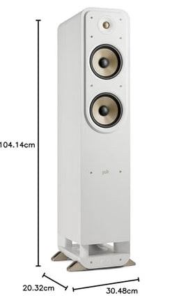 Polk Audio Signature Elite ES55 high-resolution HiFi floorstanding speaker for home theater, Hi-Res Certified, compatible with Dolby Atmos and DTS:X (piece)