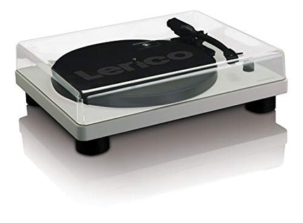 Lenco LS-50GY - Record player with integrated speakers - USB recording - 33, 45 and 78 RPM - Belt drive - MDF structure - Grey