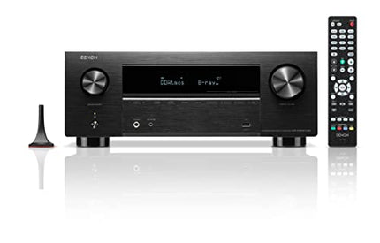 Denon AVR-X2800HDAB 7.2-kanaliga AV-ressiiver, HiFi võimendi Dolby Atmose, DTS:X, 6 HDMI sisendi ja 2 väljundiga, 8K HDMI, Bluetooth, DAB, Wi-Fi, AirPlay 2, HEOS Multiroom, Alexa ühilduv, must
