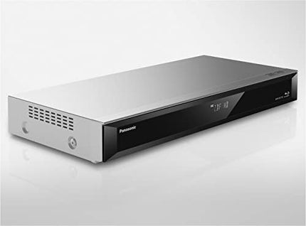 Panasonic DMR-BST765AG Blu-ray mängija ja salvesti kahe HD DVB-S tuuneriga, 500 GB kõvakettaga, 4K ülesskaleerimisega, Ultra HD, samaaegse salvestamisega, Smart Ready, hõbedane