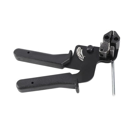 Estink stainless steel cable tie pliers, cable tie clamping and cutting tool, cutting width within 12 mm