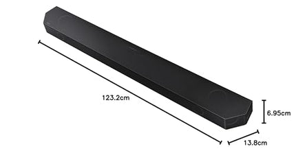 Samsung Soundbar HW-Q990B/ZF with wireless Dolby Atmos, Q-Symphony Gen II, 11.1.4 channels, SpaceFit Sound+ and compatible with voice assistants