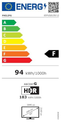 Philips Ambilight 65PUS8109 4K LED nutiteler - 65-tolline koos Philipsi TAB5309 heliribaga