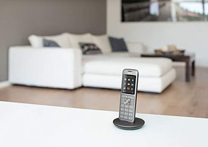 Gigaset Family – 2 juhtmeta telefoni suure värvilise ekraani ja pika levialaga – antratsiithall