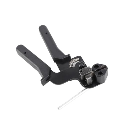 Estink stainless steel cable tie pliers, cable tie clamping and cutting tool, cutting width within 12 mm