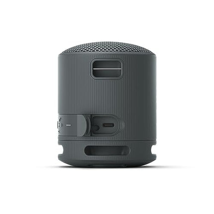 Sony SRS-XB100 - Wireless Bluetooth speaker, portable, lightweight, compact, outdoor, travel, durable, IP67 waterproof and dustproof, 16-hour battery life, carrying strap, hands-free function, black