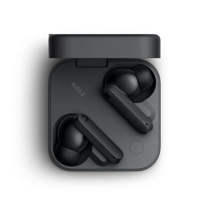 CMF by Nothing Buds 2 juhtmevabad kõrvaklapid 48 dB hübriid-ANC-ga, 55-tunnise akueaga, 11 mm PMI draiveritega, 6 HD-mikrofoni ja ruumilise heliga, IP55 veekindlad – tumehallid