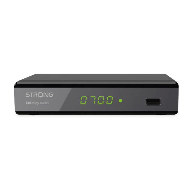 Strong SRT 8119 maapealne digitaalne dekooder DVB-T2 HDMI ekraaniga
