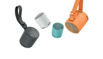 Sony SRS-XB100 - Wireless Bluetooth speaker, portable, lightweight, compact, outdoor, travel, durable, IP67 waterproof and dustproof, 16-hour battery life, carrying strap, hands-free function, black
