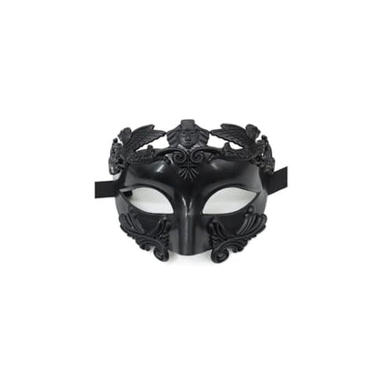 Vokowini maskeraadimask meestele, Kreeka, Rooma ja Veneetsia mask, karnevalimask, burleskiballi pidu (K436-1)