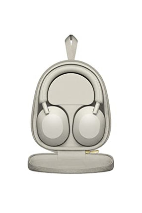 Sony WH-1000XM5 juhtmevabad Bluetooth-mürasummutavad kõrvaklapid (30-tunnine aku, puutetundlik andur, rakendus Headphones Connect, kiire laadimine, Amazon Alexa jaoks optimeeritud, mikrofoniga peakomplekt) hõbedased