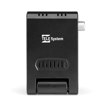 Tele System Mini Stealth digitaalne maapealne dekooder automaatse skaneerimise ja LCN-funktsiooniga, integreeritud USB-meediapleier, kaasas kaugjuhtimispult, plug &amp; play paigaldus SCART või HDMI kaudu
