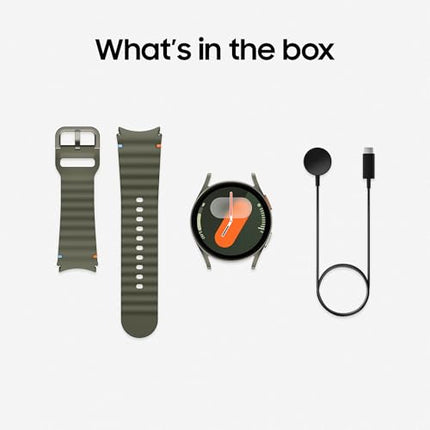 Samsung Galaxy Watch7 nutikell, fitness-kell, aktiivsusmonitor ja aktiivsusmonitor, 40 mm, Bluetooth, roheline, 36-kuuline tootjagarantii