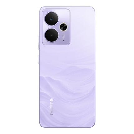 realme 14T 5G nutitelefon, 8+256 GB, 5260 mAh aku, Dimensity 6300 kiibistik, IP69 veekindel, 50 MP kaamera, 120 Hz silmasõbralik ekraan, lilla, Amazoni eksklusiivne (ilma adapterita)