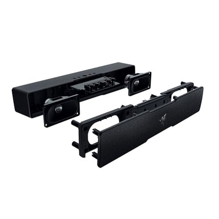 Razer Leviathan V2 X - PC Gaming Soundbar (täieliku ulatusega draiveritega, kompaktse disainiga, USB Type-C toite ja heliga, Bluetooth 5.0, Chroma RGB) must