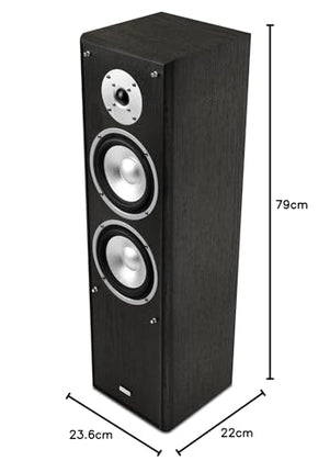 mohr 1 pair of floorstanding speakers SL10 black, loudspeakers, HiFi sound at an affordable price