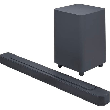JBL Bar 500 – kompaktne 5.1-kanaliga heliriba kodukino helisüsteemile – juhtmevaba Bluetooth-kõlar subwooferi ja Dolby Atmos ruumilise heliga – must