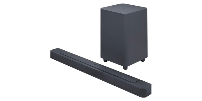 JBL Bar 500 – kompaktne 5.1-kanaliga heliriba kodukino helisüsteemile – juhtmevaba Bluetooth-kõlar subwooferi ja Dolby Atmos ruumilise heliga – must