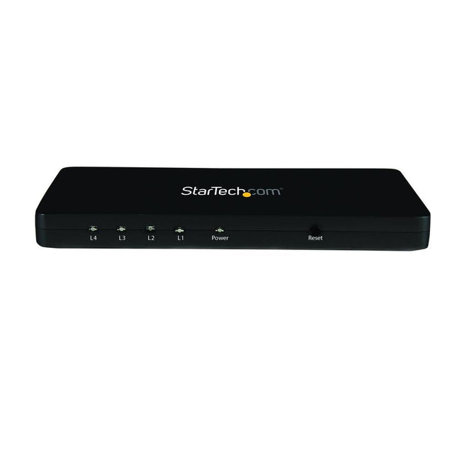 StarTech.com 4-pordiline HDMI 4k videojaotur - 1x4 HDMI jaotur alumiiniumkorpusega - 4k @ 30 Hz - 4-suunaline Ultra HD 1080p HDMI lüliti