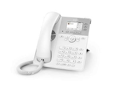 Snom D717 IP-telefon, SIP-lauatelefon (3 isemärgistavat funktsiooniklahvi, kõrglahutusega värviline TFT-ekraan, integreeritud valgussensor, PoE IEEE 802.3af), valge, 00004398