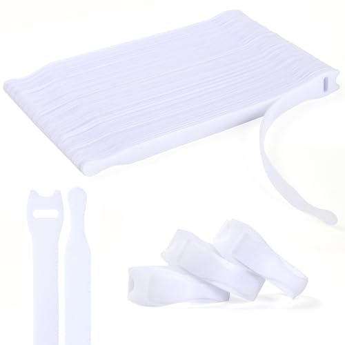 OneLeaf 110 tk korduvkasutatavaid kaablisidemeid, reguleeritavad 8 x 1/2-tollised kaablikorraldajad, mitmeotstarbelised kaablihalduskaablisidemed koju, kontorisse,