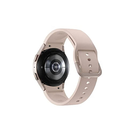 Samsung Galaxy Watch5 nutikell, tervisejälgija, spordikell, pikaealine aku, Bluetooth, 40 mm, roosakuldne, 1-aastane garantii pikendamine [välja arvatud Amazon] - prantsuse versioon