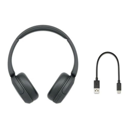 Sony WH-CH520 juhtmevabad Bluetooth-kõrvaklapid, kuni 50 tundi aku tööiga kiirlaadimisega, kõrvapealsed, mustad (uuendatud)