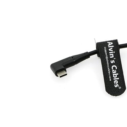 Alvin's Cables täisnurga all USB-C Type-C PD - DC toitekaabel PD laadimiskaabel Blackmagic Video Assist monitorile 30 cm