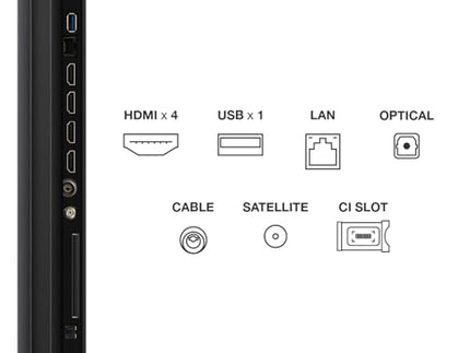 TCL 85Q6C 85-tolline QD-Mini LED-teler, 4K HDR Premium 1000 niti, nutiteler Google TV-ga (Dolby Vision IQ ja Atmos, Onkyo 2.1 helisüsteem, 144 Hz Motion Clarity Pro, Game Master)