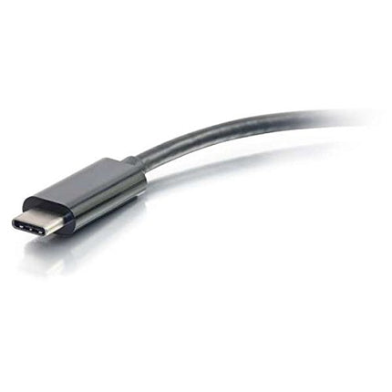 C2G USB-C to Ethernet Adapter with Power Delivery - Black - Network Adapter - USB-C - Gigabit Ethernet x 1 - Black