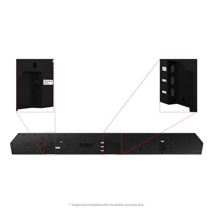 SAMSUNG HW-Q990D 11.1.4 kanaliga heliriba Dolby Soundiga, ruumilise heli laiendamise, adaptiivse heli ja juhtmevaba subwooferiga, 2024