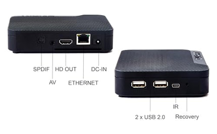 Qviart OG2 Receiver Linux TV Over IP Stalker Full HD 1080p Define OS E2 Multiroom, Xtream, YouTube, customizable
