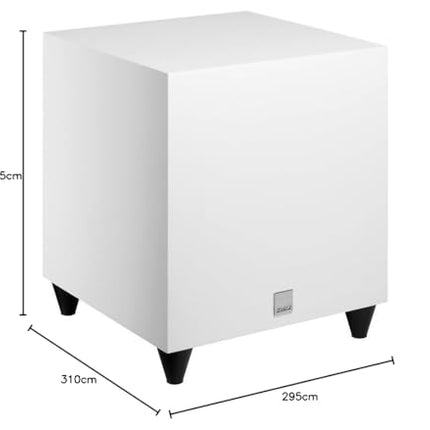 DALI SUB C-8 D kõrgjõudlusega subwoofer – 8-tolline dünaamilise bassikõlar, 170 W RMS/220 W tippvõimsus, elegantne disain, ideaalne muusika ja filmide nautimiseks, paindlike ühenduvusvõimalustega