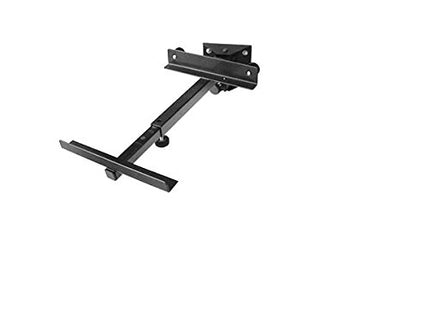 Drall 2 pieces (1 pair) speaker wall bracket - load capacity up to 15 kg - speaker holder for HiFi home cinema boxes - tiltable, swiveling, tilting - wall mounting attachment black model: BH2B