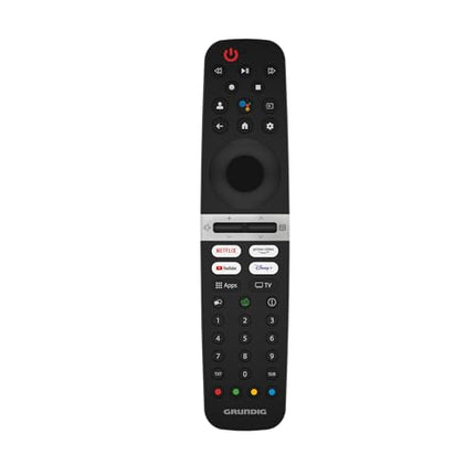Grundig 65 GOB 9480 65-tolline (164 cm) Google TV, OLED-teler, 4K UHD, Dolby Vision IQ, Dolby Atmos, 60 W heli, Hei Google'i hääljuhtimine, nutiteler, Bluetooth, hõbedane