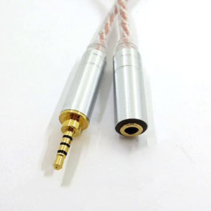 Yaowanguani adapter 2,5 mm tasakaalustatud pistikust 3,5 mm tasakaalustatud jack-pistikusse kõrvaklappide/võimendi/audiopleieri/PDA jaoks, tasakaalustatud pistik pesasse, konverteri ühendusadapter.