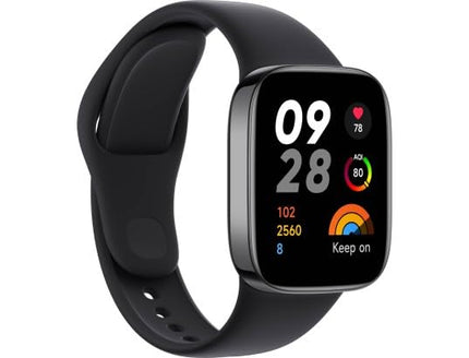 Xiaomi Redmi Watch 3, 1,75-tolline AMOLED-ekraan, 121 treeningrežiimi, SPO₂ mõõtmine ja 24-tunnine pulsisageduse jälgimine, Bluetooth-kõned, GPS-multisüsteem, 5 sularahaautomaati, kuni 12-päevane aku tööiga, must